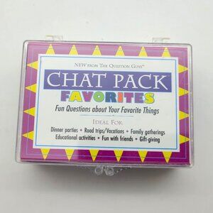 Chat Pack by Question Guys Fun Conversation Starters Favorites